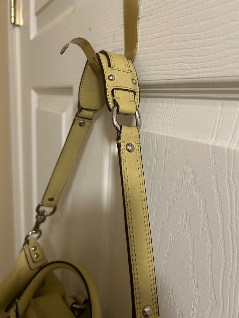 Coach lime green Leather Shoulder Bag with Top Handles - Picture 2 of 16